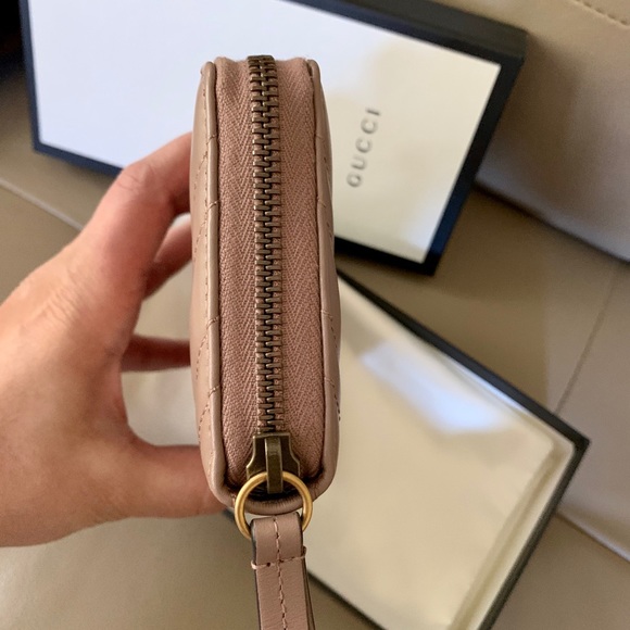 X NFS XGucci Marmont zip around wallet- full size - Picture 4 of 12